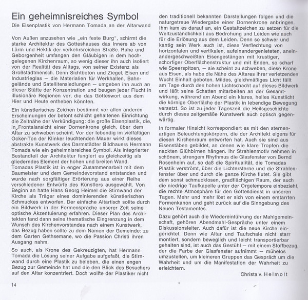 gescannter Artikel aus Festschrift