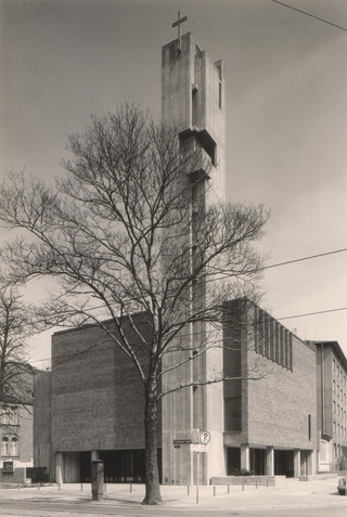 Foto der Gethsemanekirche 1970